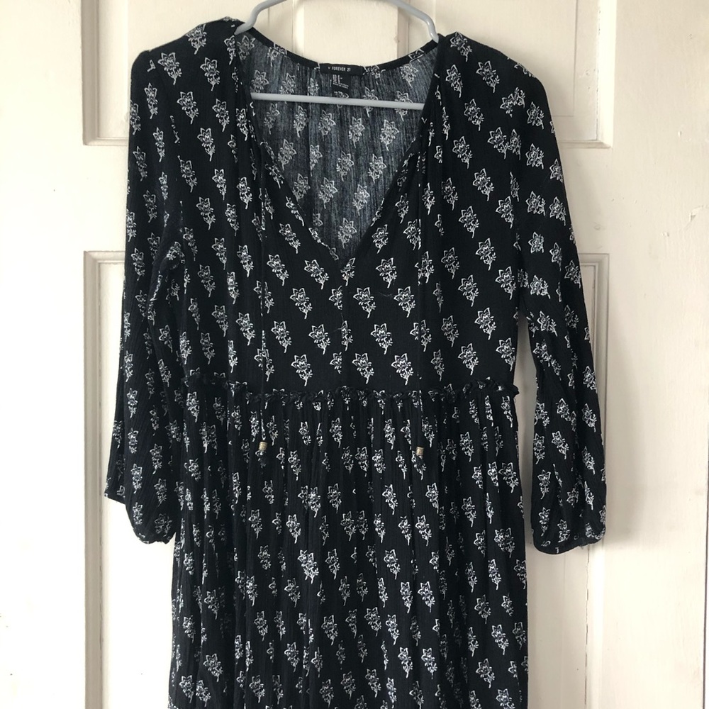 Loose fitting, boho dress.